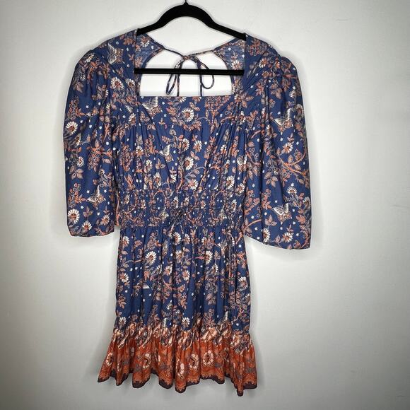 House of Harlow 1960 Butterfly Print Mini Dress Size M - Picture 2 of 9